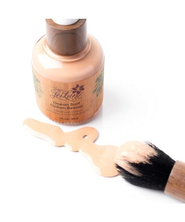 Sweet LeiLani Makeup Brushes | Flawless Blending for Liquid & Powder Cosmetics | Flat-Shaped Foundation Bronzer & Blush Applicator - Buy Online on GoSupps.com