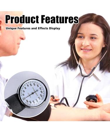 Vega Manual Blood Pressure Monitor with Stethoscope for Nurses & Seniors - Accurate Aneroid Cuff (Black) - Buy Online on GoSupps.com
