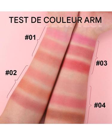 Cheek Balm Blush | Creamy Matte Face Makeup Blush with Buildable Effect - Lip and Cheek Balm - For Dates Travel Evenings Out Holidays and Parties - Buy Online on GoSupps.com