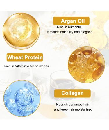 Gregali Collagen Hair Mask Nourishing Treatment Conditioner Hair Masks Deep Repair Collagen Hair Mask Nourishing Care Collagen Hair Mask for Dry and Damaged Hair - Buy Online on GoSupps.com