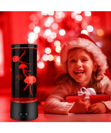 Jellyfish Lava Lamp - 16 Color Changing Lights, Aquarium Night Light, Mood Table Lamp for Bedroom - Great Gift for Adults and Kids - Buy Online on GoSupps.com