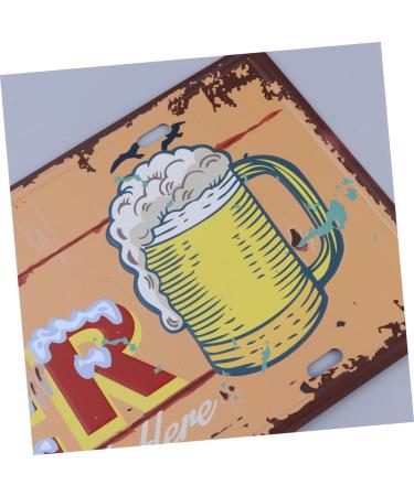 Artibetter Tin Signs Iron Painting Metal Signs Iron Painting Vintage Signs for The Sign Antique License Plate Antique Signs - Buy Online on GoSupps.com