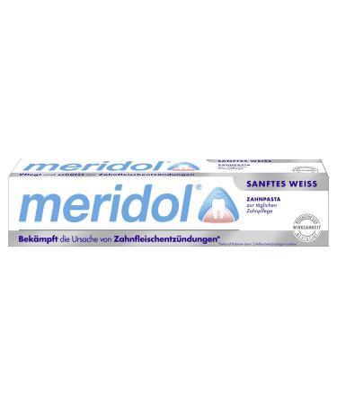 meridol Gentle White Toothpaste pack of 3 (3 x 75 ml)