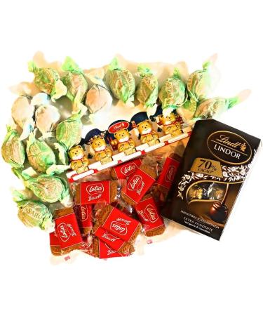 Christmas basket with tasty sweets 4 gourmet products + sugar - Buy Online on GoSupps.com