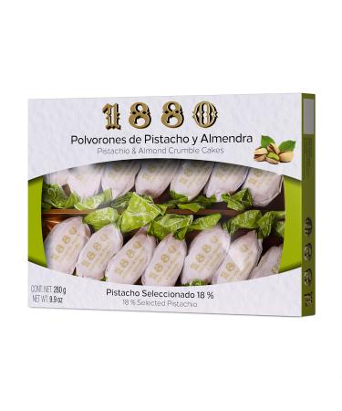 1880 - Sabl s aux Pistaches et aux Amandes Qualit supr me Friandise Typique de No l Recette Artisanale Emballage Individuel Sabl s Traditionnels base d'Amandes S lectionn es 280 grammes
