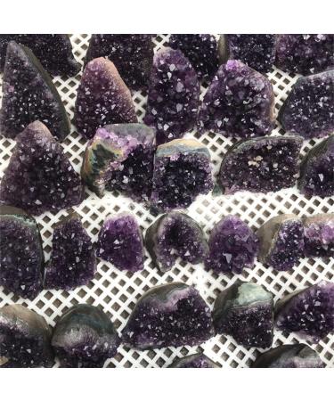 Amethyst Crystals Natural Amethyst Geode Quartz Cluster Crystal Specimen 1pcs JIZTGEDM (Size : 200-300g) - Buy Online on GoSupps.com