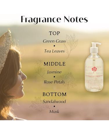 Provence Sante PS Rose Liquid Soap 16.9 oz - Gentle Cleansing Formula - Buy Online on GoSupps.com