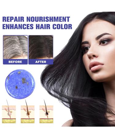 Natural Shampoo Bar for Gray Hair & Thinning Hair - 2pcs Organic Shampoo & Conditioner Bars - Buy Online on GoSupps.com