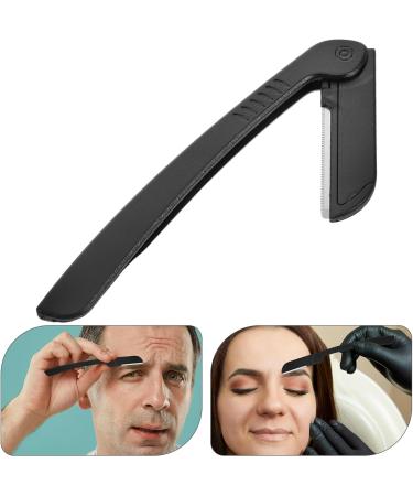 TEHAUX Rasoir Sourcils Pliable en Acier Inoxydable avec Grille de Protection Manche Mat Antid rapant Kit de 5 Pi ces R utilisables Mise des Sourcils Rasage du Visage - Buy Online on GoSupps.com