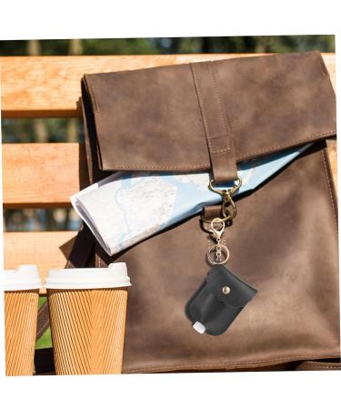FOMIYES 6-Piece PU Leather Pendants & Keychains - Stylish Hand Soap & Hand Sanitizer Travel Bottles - Key Ring Decor for Easy Access - Buy Online on GoSupps.com