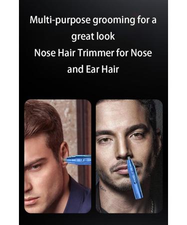 Electric Ear & Nose Hair Trimmer - 7 000 RPM Rechargeable Wet/Dry Stainless Steel Blades - Precision Grooming Tool (White - Buy Online on GoSupps.com