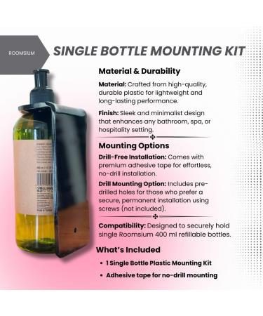 Roomsium Olive Blossom Refillable Shower Gel - 13.52 fl oz All-Natural Body Wash | Ideal for Homes Vacation Rentals & Hotels | Luxurious Cleansing Experience - Buy Online on GoSupps.com