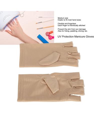 UV Protection Manicure Gloves Breathable Elastic Manicure Protective Gloves to Prevent Sun Damage for Nail Curling (Naroote4kiqbc3rn9-12) - Buy Online on GoSupps.com