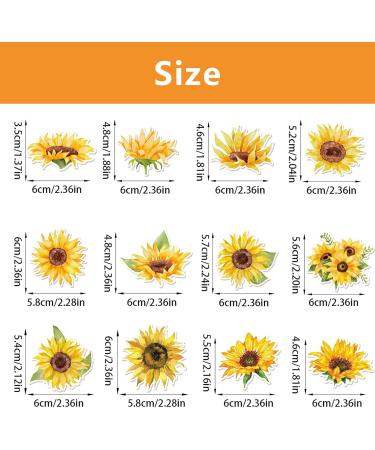 Sunflower Cupcake Toppers Sunflower Cake Picks for Flower Themed Party Birthday Party Decorations Supplies 36 Pieces - Buy Online on GoSupps.com