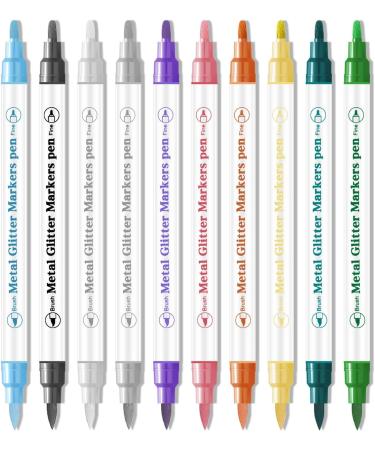 10Pcs/Set Nail Art Pens Set Nail Art 3D Painted Pen Drawing Nail Point Dotting Pen Pens DIY Metallic Nail Drawing Pen 3D Nail Art Set Nail Accessories Set 10 sticks - Buy Online on GoSupps.com