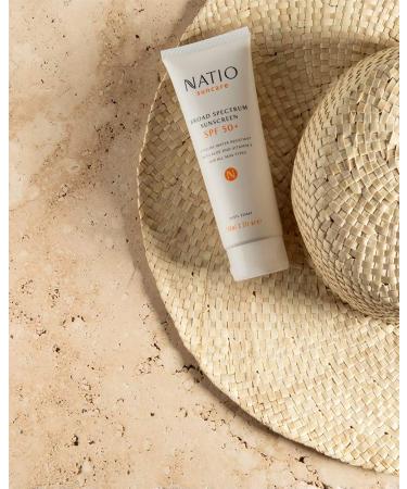 Natio Broad Spectrum Sunscreen SPF 50+ 100ML - Buy Online on GoSupps.com