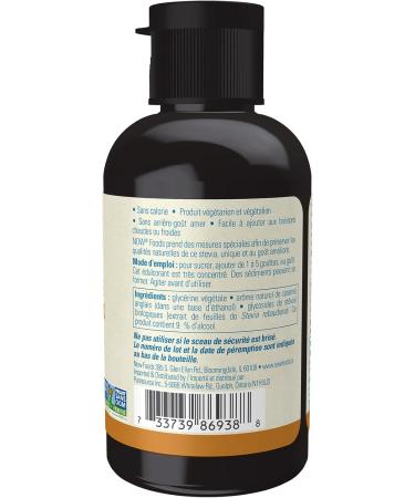 NOW Foods BetterStevia English Toffee Flavour Zero-Calorie Liquid Sweetener Keto Friendly Suitable for Diabetics No Erythritol 60ml - Buy Online on GoSupps.com
