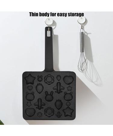 HOLABONITA Frying Pan Alloy Portable Model Biscuits Making Pan Kitchen Utensils with Handle for Home Restaurant Kitchen Use Defult - Buy Online on GoSupps.com