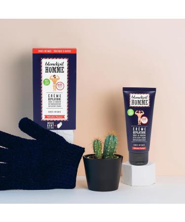 Blond pil Homme - Hair removal cream for men in the shower Intimate area Fast and effective Suitable for all skin types  - Buy Online on GoSupps.com
