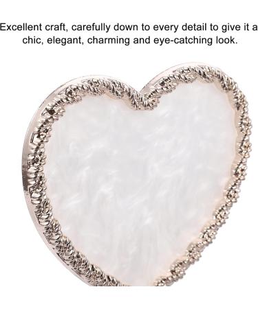 Minkissy Nail Art Display Stand Nail Color Mixing Board Nail Art Pallet Gel Manicure Tool Nail Art Painting Resin Nail Earring Display Stand Nail Mixing Crystal Heart-shaped Diamond Bottom Assorted Color 1 - Buy Online on GoSupps.com
