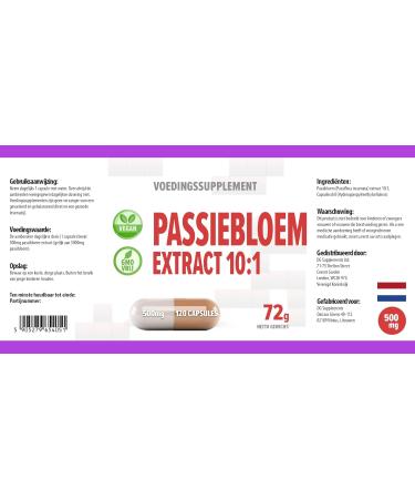 Hepatica Extrait de fleur de la passion (Passiflora Incarnata) 10:1 | 5 000 mg quivalent | 120 capsules v g taliennes | Soutien la relaxation et au sommeil hautement dos | Test en laboratoire | - Buy Online on GoSupps.com