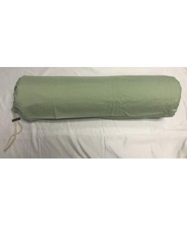 Therapists Choice Microfiber Bolster Cover with Drawstring Closure, Soft & Durable, Size: 6" x 27" (Cover Only, Bolster Not Included) (Sage)