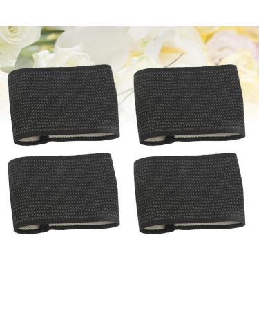 2 Pair Gel Insoles for Fallen Arches - Plantar Support Foot Inserts & Arch Wrap Sleeves - Comfort & Pain Relief - Black - Buy Online on GoSupps.com