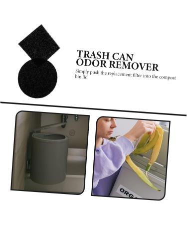 Gatuida 32 Stk Compost Box Filter Cotton Black Trash Can Odor Removal Carbon Filter Pads for Small Compost Containers & Diapers - Buy Online on GoSupps.com