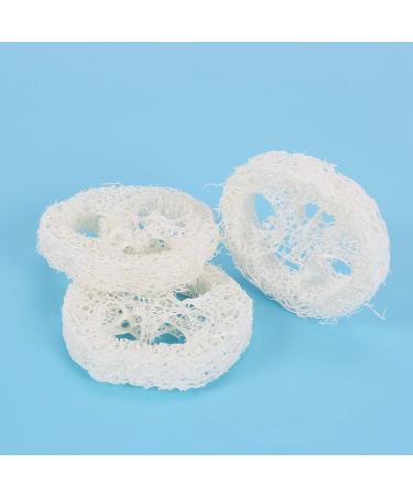 Natural Loofah Slice 50Pcs/Lot - DIY Soap Tools Cleaner Sponge Scrubber - 4-6cm Wide - Facial Soap Holder - Buy Online on GoSupps.com