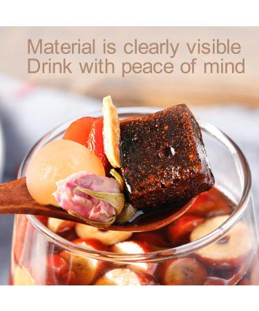 Black sugar ginger tea independent triangular bag red dates cinnamon goji berries and double red rose flavors ginger tea 300g (10x30 pack grams) - Buy Online on GoSupps.com