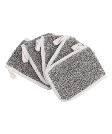 AUTSUPPL 5pcs Flip Soap Foam Net Mesh Bag Bathing Soap Pouch Soap Foaming Pouches Net Bag Khaki Cotton Linen
