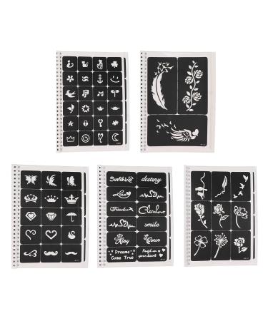 Out Design Stencil Kit - 97 Reusable Patterns for Glitter Airbrush Body Art | International Shipping - Buy Online on GoSupps.com