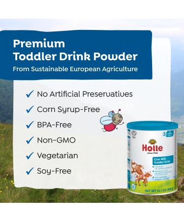 Holle Cow Toddler Milk Powder - 14.1 Oz - Buy Online on GoSupps.com