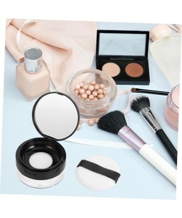Beavorty 4 Pcs Elastic Mesh Loose Powder Box Baby Holder Bath Powder Case Makeup Powder Case Mirror Clamshell 1 count (Pack of 1) Blackx2pcs - Buy Online on GoSupps.com
