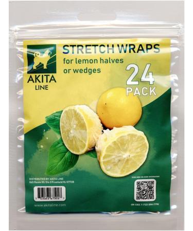 Lemon Stretch Wraps - Set of 20 Covers for Lemon Halves and Wedges - Buy Online on GoSupps.com