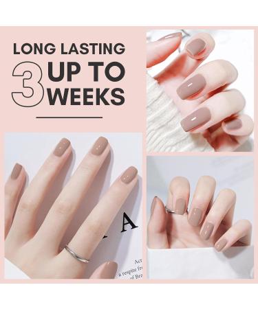 Long-Lasting Nail Polish - Quick Drying with Natural Ingredients Fingernails (04 Nude) - Buy Online on GoSupps.com