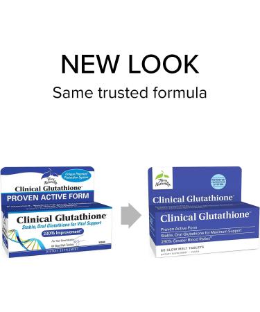 Terry Naturally Clinical Glutathione 60 Slow Melt Tablets | Powerful Antioxidant Support - Buy Online on GoSupps.com