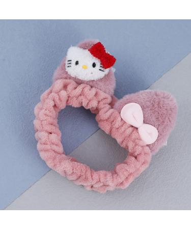 Cute Cartoon Kawaii Hair Accessories Set for Women and Girls - 4pcs Headbands, Hair Clips and Ties - Coral Hair Band Collection - Buy Online on GoSupps.com