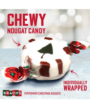 Brach's Christmas Holiday Peppermint Nougat Candy - 11 oz Bag - Buy Online on GoSupps.com