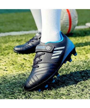 Mitudidi Soccer Shoes for Kids - Unisex Football Training Shoes Black Size 28 EU - Perfect for Outdoor Sports - Buy Online on GoSupps.com