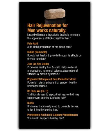 NuHair Hair Rejuvenation for Men - 60 Tablets | Promote Hair Growth & Thickness - Buy Online on GoSupps.com