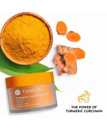 Turmeric Face & Body Moisturizer Cream 60ml - Nourishing Hydrating Dry Skin Relief with Turmeric Curcumin & Shea Butter Shop Internationally - Buy Online on GoSupps.com