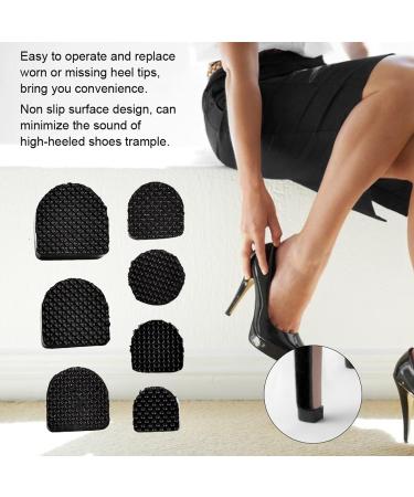 Evonecy Durable Non-Slip Heel Tips for Women Shoes | Replacement Heel Dowel Sturdy & Long-lasting - Buy Online on GoSupps.com