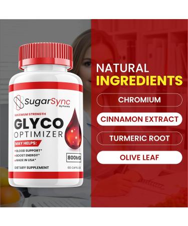 (5 Pack) Sugar Sync Glyco Optimizer Sugarsync Glyco Optimizer Sugar Sync Cleanse Glyco Extra Strength Formula Sugar Synce Overall Wellness Support Reviews Sugarsync Maximum Strength (300 Capsules) - Buy Online on GoSupps.com