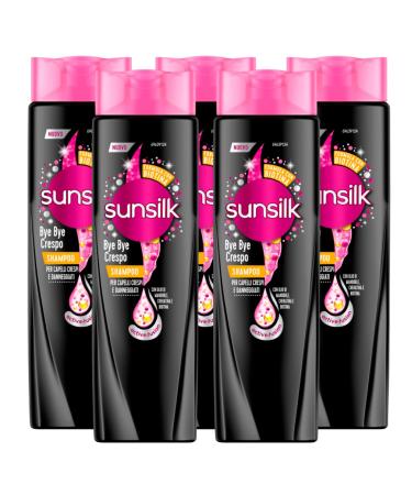 Sunsilk Sunsilk Bye Bye Bye Crespo Keratin & Oil Nourishing Shampoo for Crepes and Damaged Hair Intense Nourishing Moisturizing Action Brightening Nourishing - 5 x 250ml Bottles