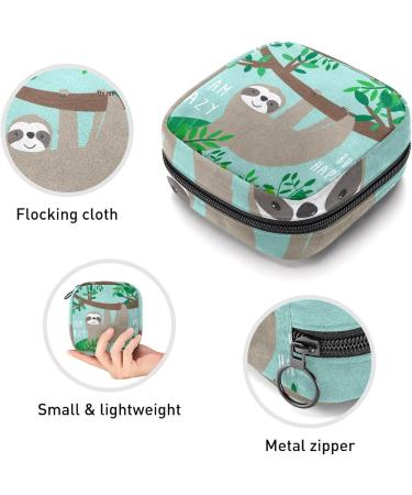 Period Bag Sanitary Napkin Storage Pouch - Animal Print Travel Makeup Bag - Buy Online on GoSupps.com