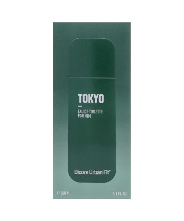 Dicora Urban Fit Tokyo Cologne for Men - Notes of Ginger Bergamot Lavender and Leather - Sensual Irresistible Fragrance - 5.07 oz EDT Spray - Buy Online on GoSupps.com