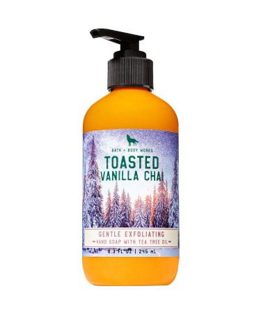 Bath and Body Works TOASTED VANILLA CHAI Gentle Exfoliating Hand Soap 8.3 Fluid Ounce