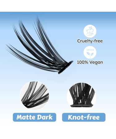 CAMILLASH 280pcs Lash Cluster Kit - Fluffy Volume DIY Eyelash Extensions | D Curl 40D Lashes 10-16mm - Buy Online on GoSupps.com