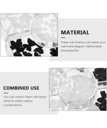 FRCOLOR 1 Box Nail Art Accessories Nail Embellishments Acrylic Nails Girl Ornaments Diy Manicure Supply U as Acrilicas Girl Jewelry Sequin Trim Flat Back Charms Aurora Bow Tie Plastic 3d - Buy Online on GoSupps.com